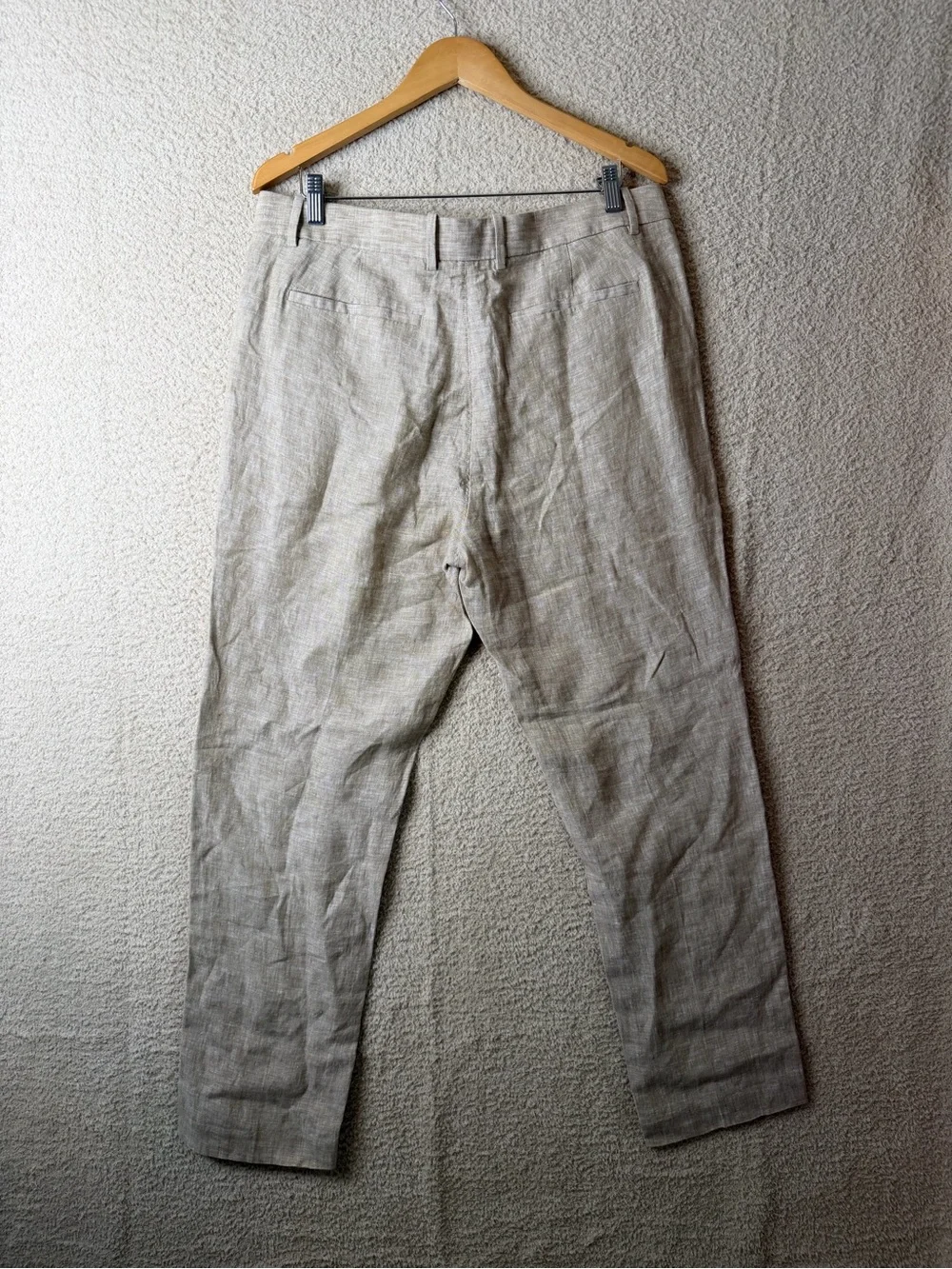 Everlane The Linen Trouser Cornstalk Chambray 34x30 Straight Leg NWT
